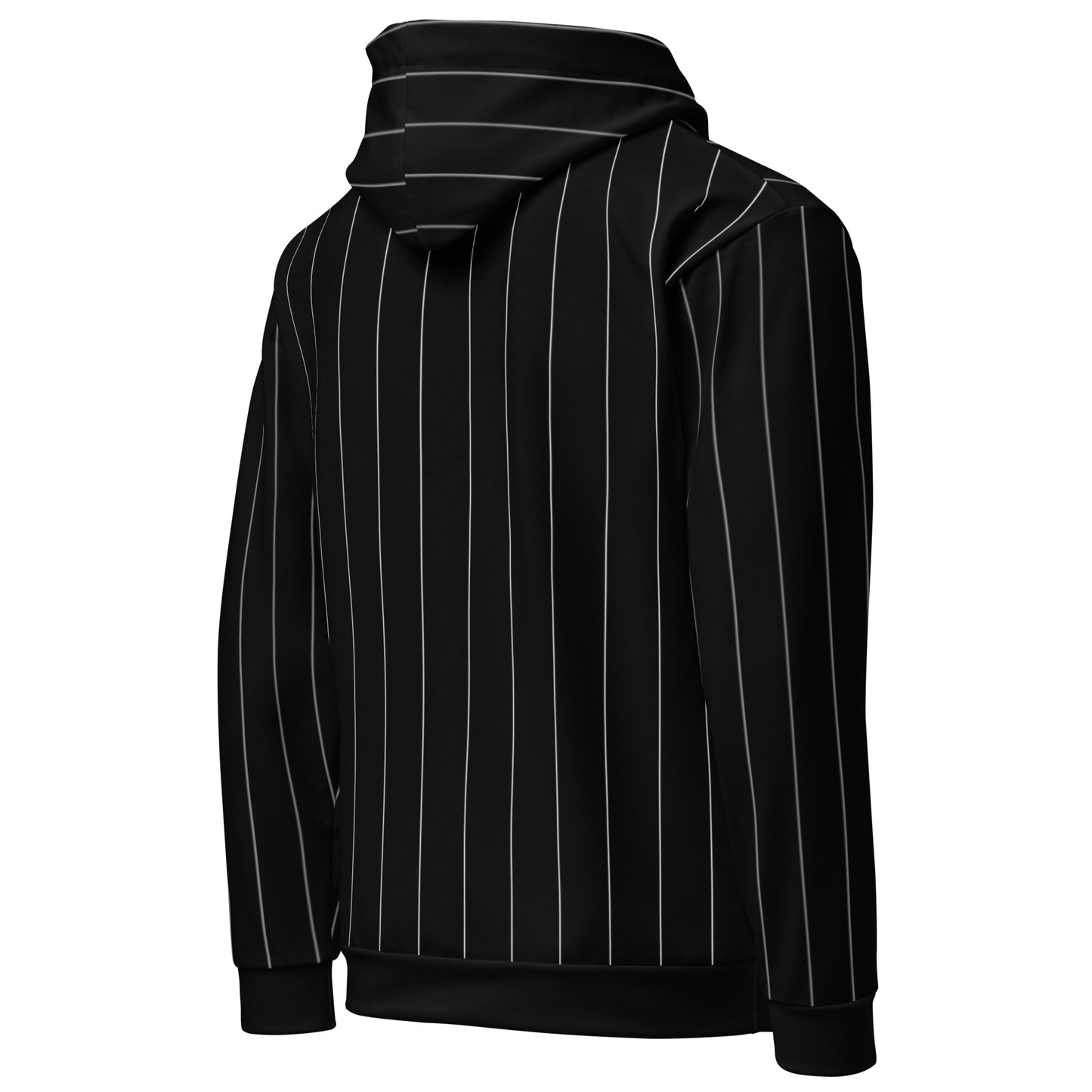 Product Black Pinstripe Hoodie Back