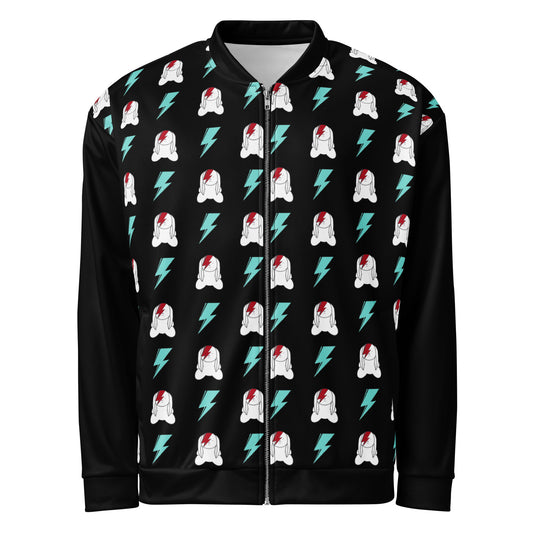 Svolta Bunnies and Bolts Unisex Bomber Jacket Front