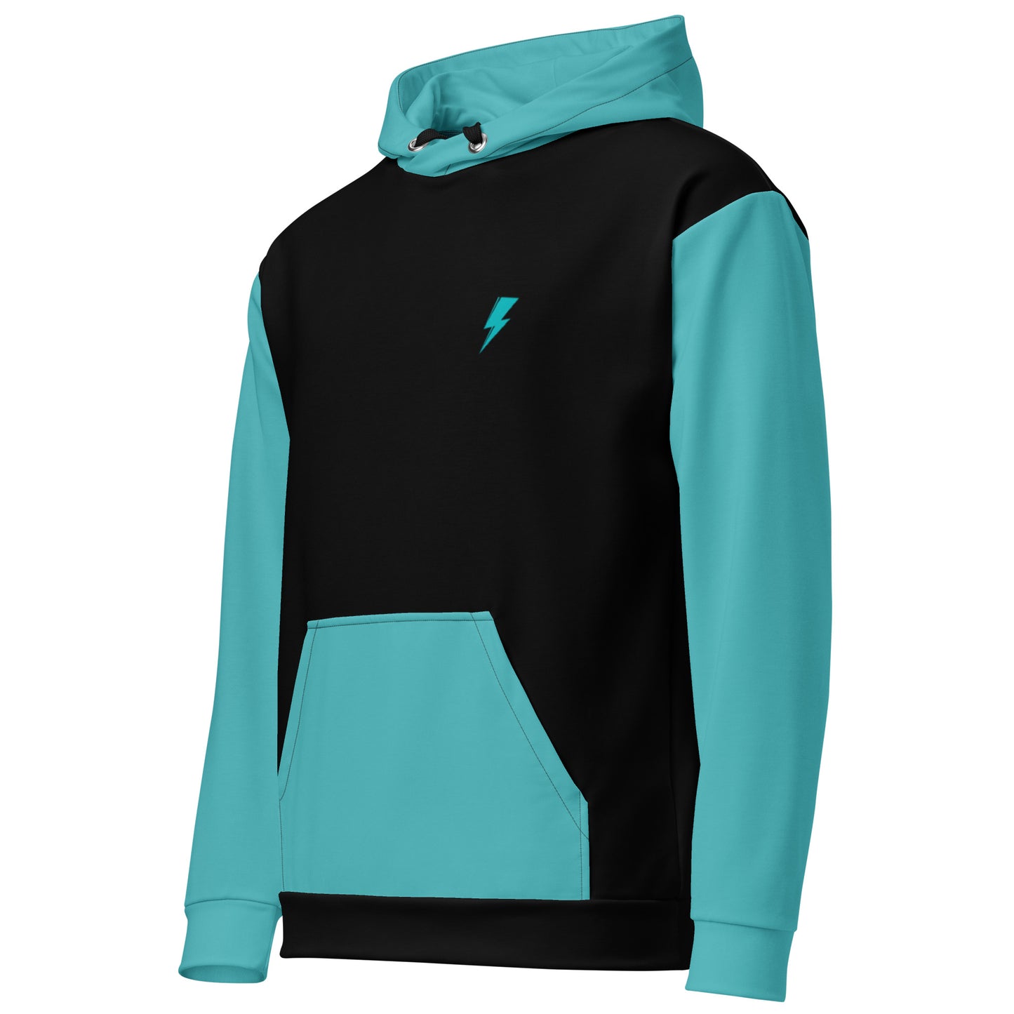 Svolta Colorblock Rainbow Bolts Hoodie Sweatshirt Front
