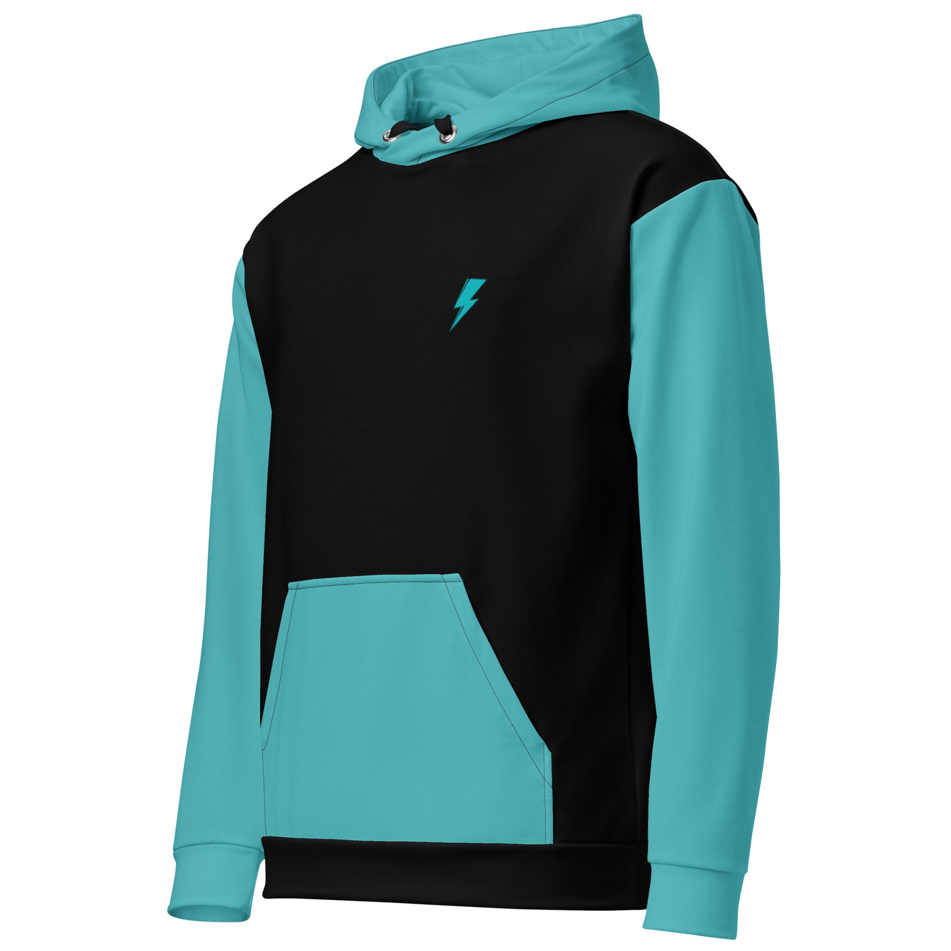 Svolta Colorblock Rainbow Bolts Hoodie Sweatshirt Front