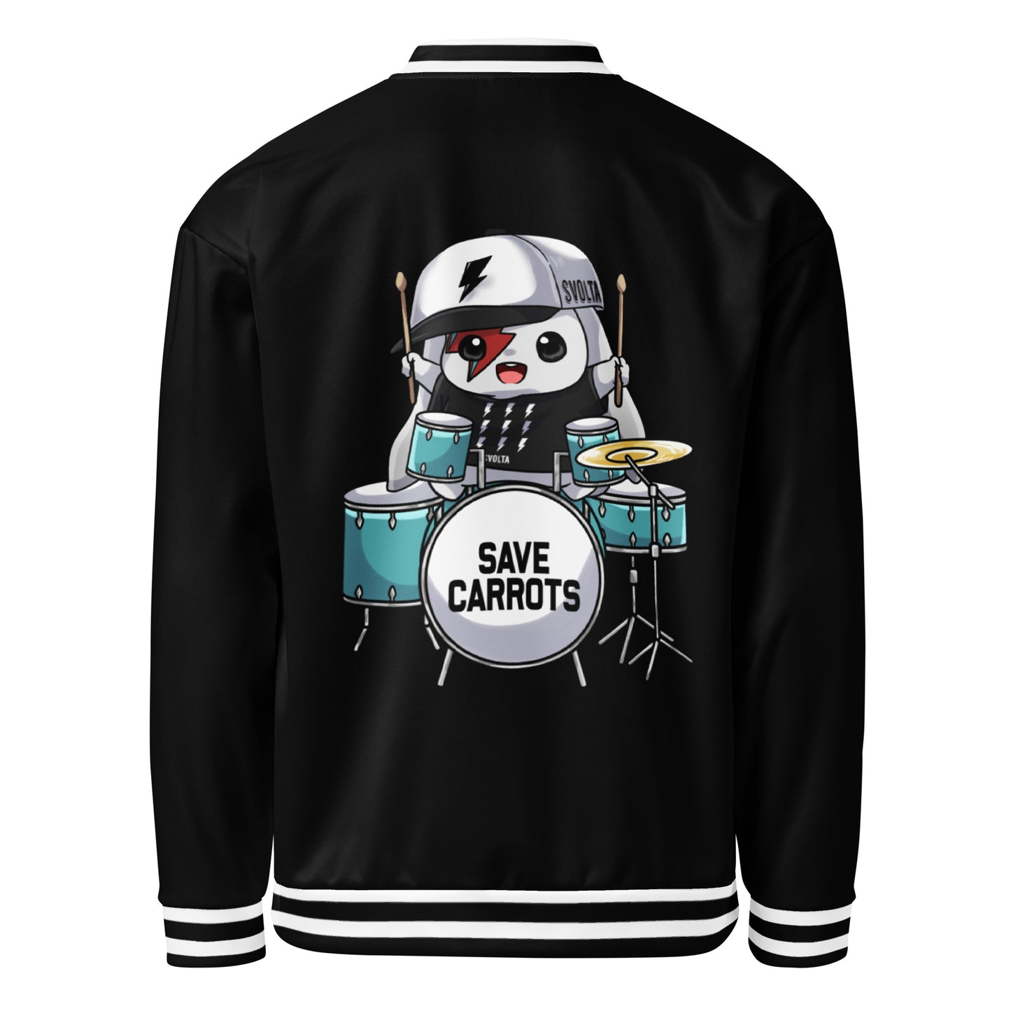 Svolta_Drummer_Bunny_Varsity_Unisex_Bomber_Jacket_Back