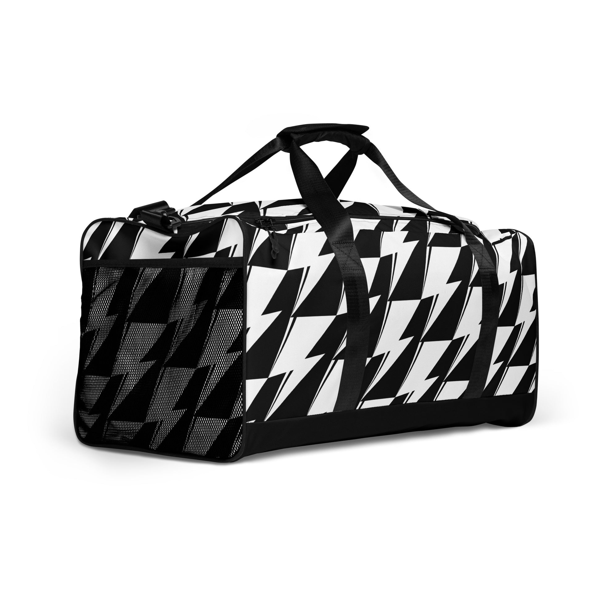 Svolta Signature Bolt Houndstooth Duffle Bag