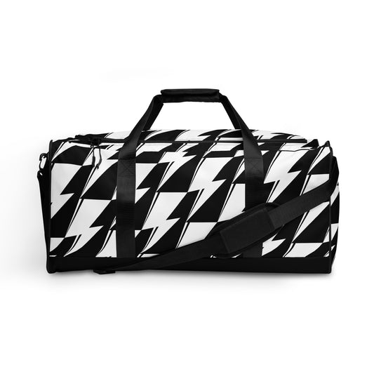 Svolta Signature Bolt Houndstooth Duffle Bag Side
