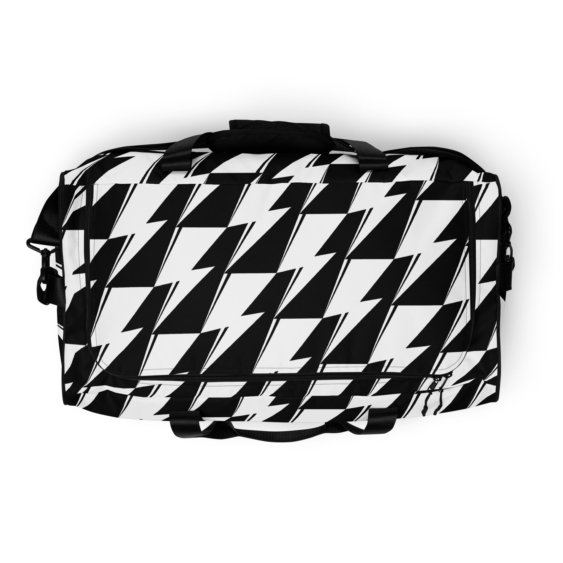 Svolta Signature Bolt Houndstooth Duffle Bag Top