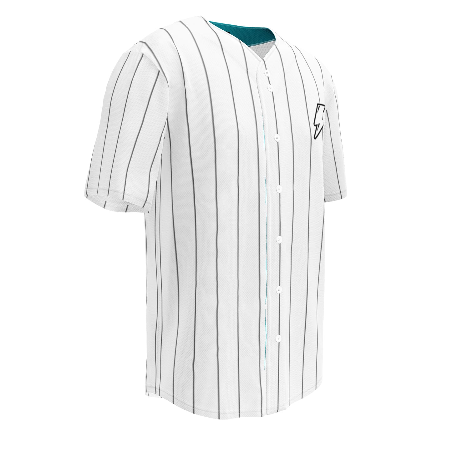Svolta White with Black Pinstripes Los Angeles Baseball Jersey Front
