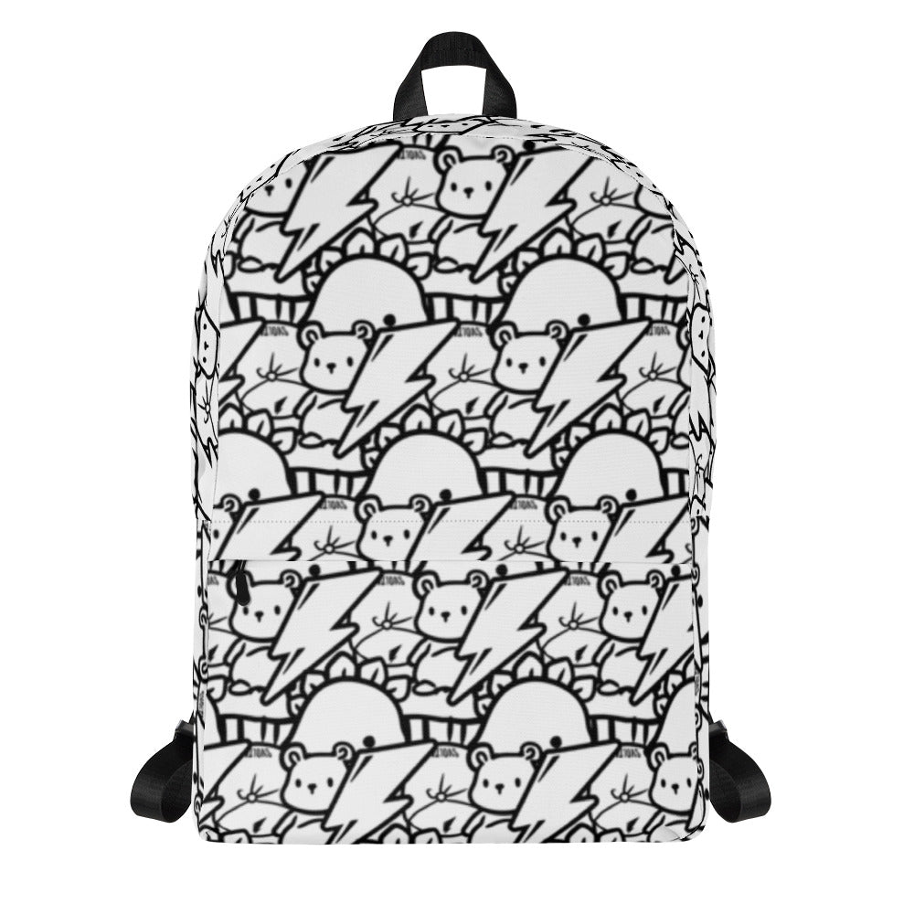 SVOLTA Classic Black & White Kawaii Backpack