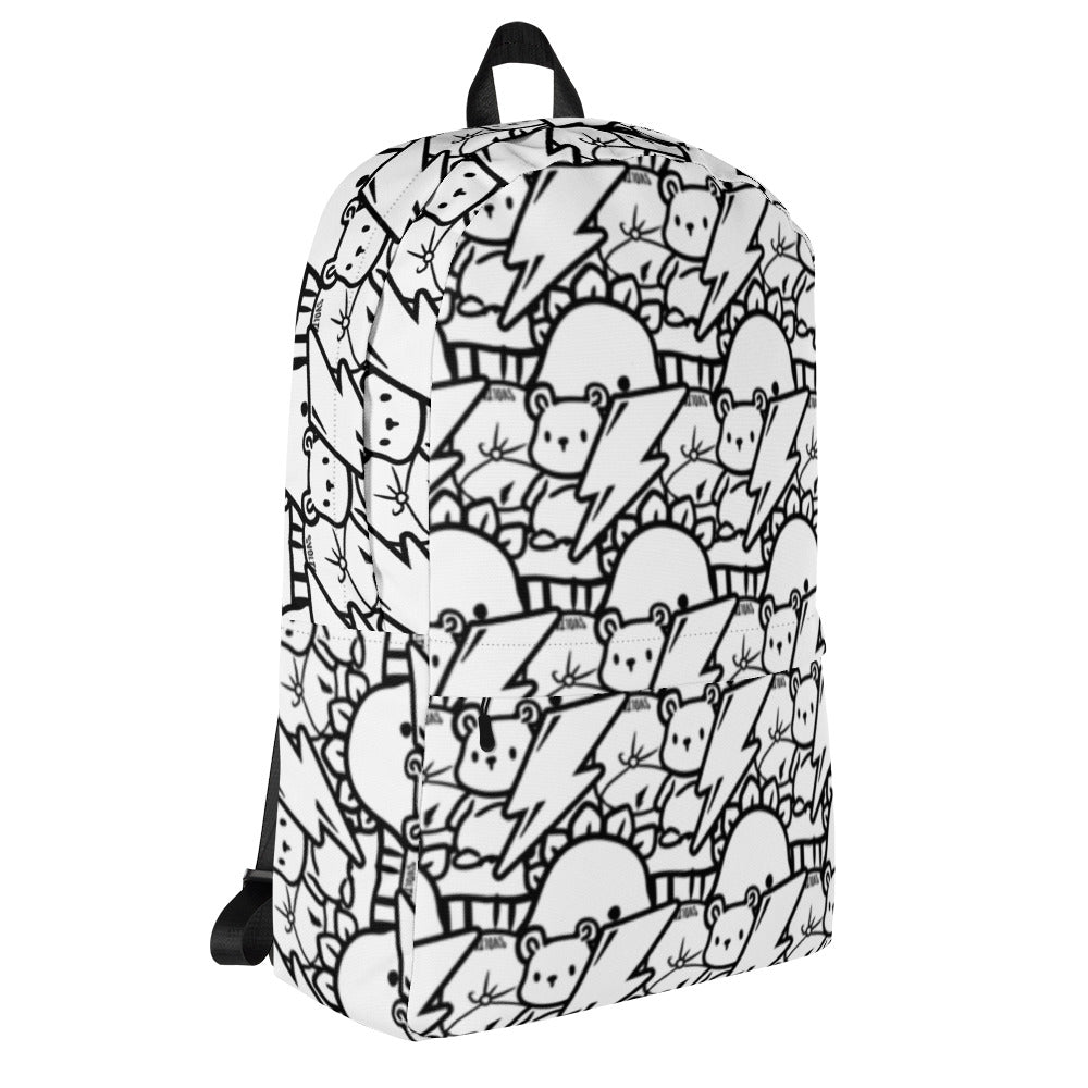 SVOLTA Classic Black & White Kawaii Backpack