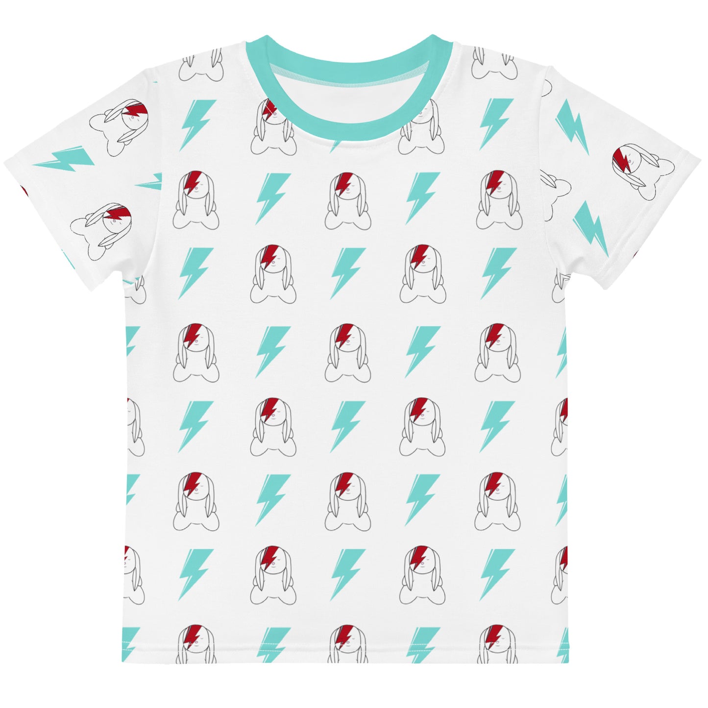 SVOLTA Bunnies and Bolts White T-Shirt, 2T-7 - Toddler/Kids