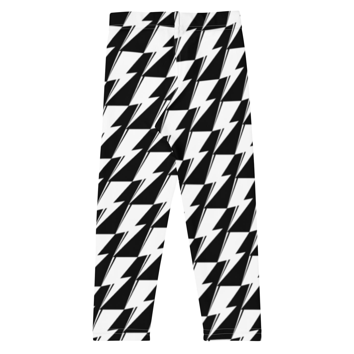SVOLTA Black and White Bolt Houndstooth Leggings, 2T-7 - Toddler/Kids