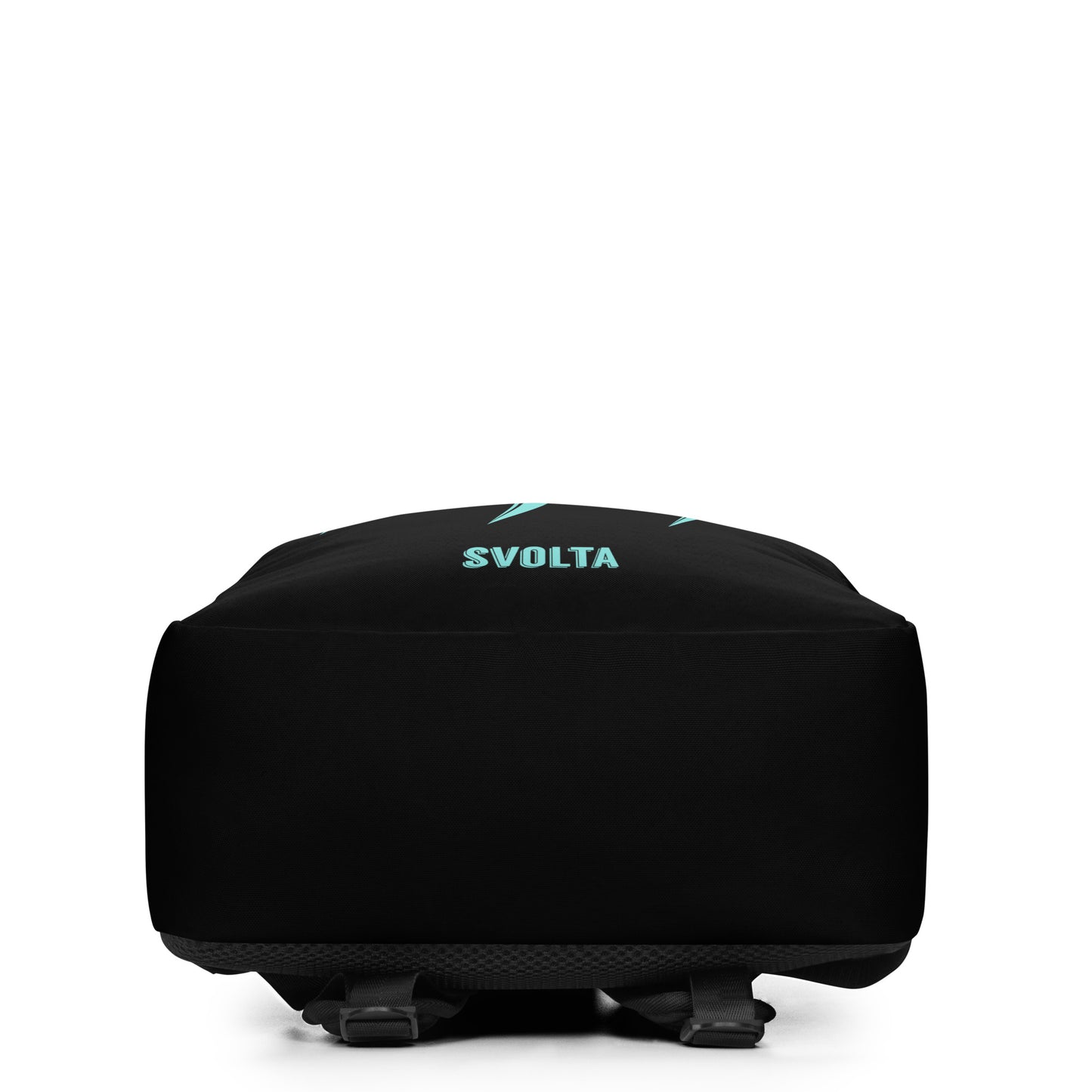 SVOLTA 9 Bolts Minimalist Backpack - Black and Aqua