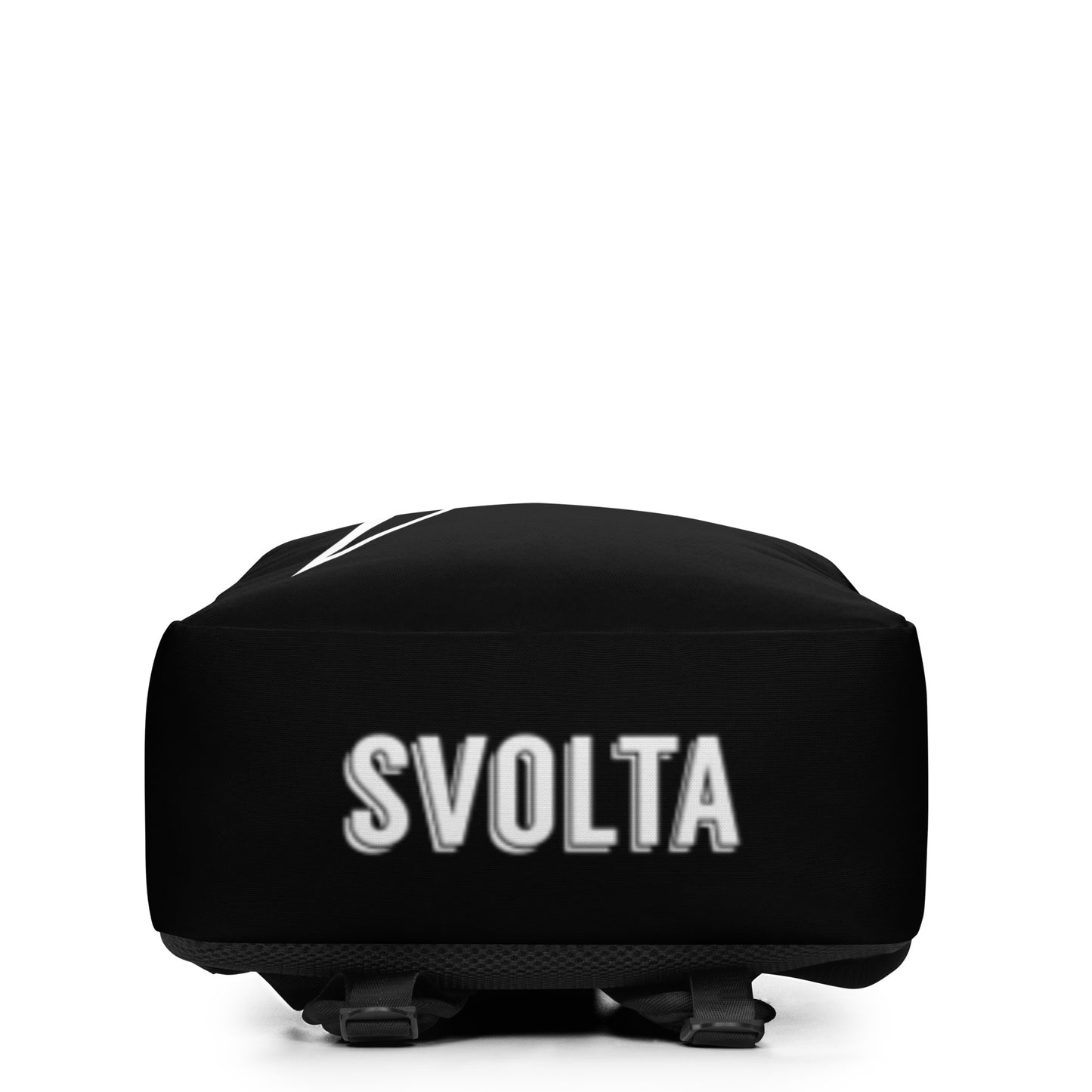 SVOLTA Lightning Bolt Minimalist Backpack in Black and White