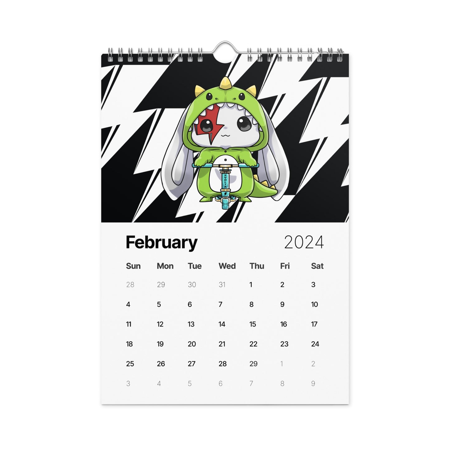SVOLTA 2024 Wall Calendar