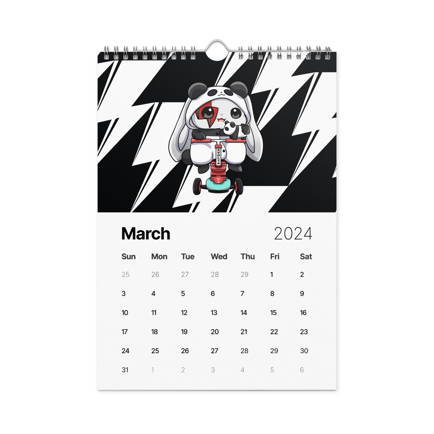 SVOLTA 2024 Wall Calendar