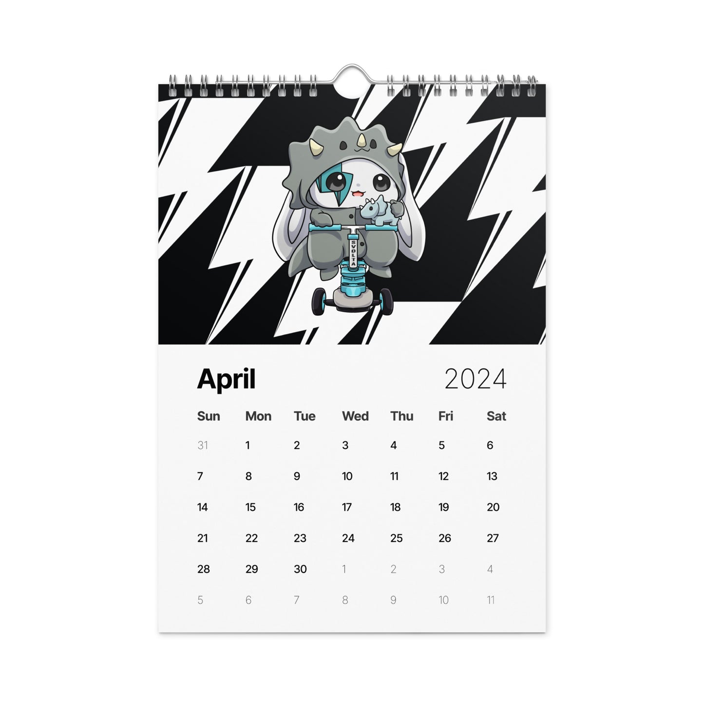 SVOLTA 2024 Wall Calendar