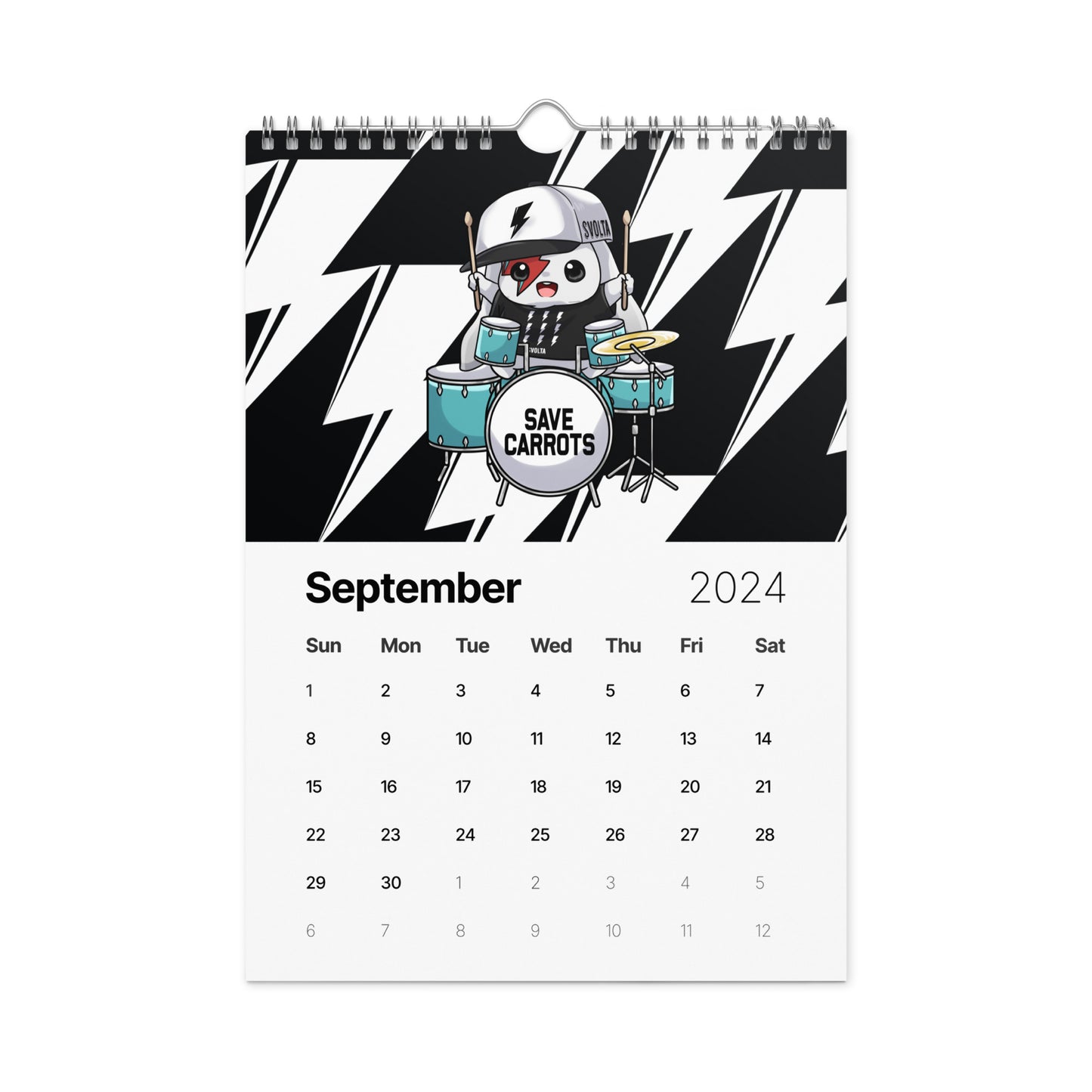 SVOLTA 2024 Wall Calendar