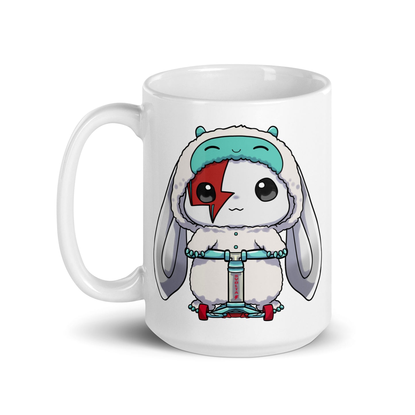 SVOLTA Kawaii Rebel Yeti Mega Scooter Mug - 15 oz