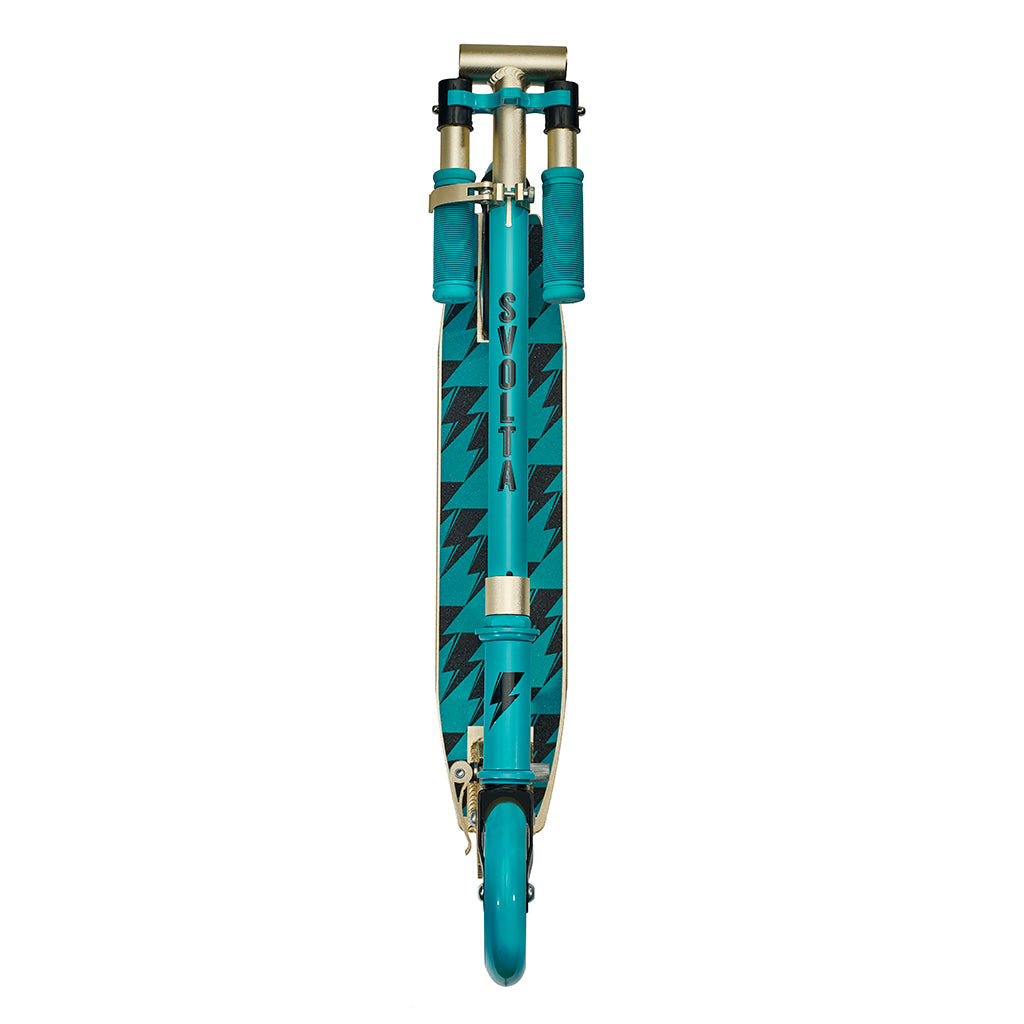 SVOLTA "Legend" 2-Wheel Kids Kick Scooter - Teal & Gold *WITHOUT RETAIL BOX*