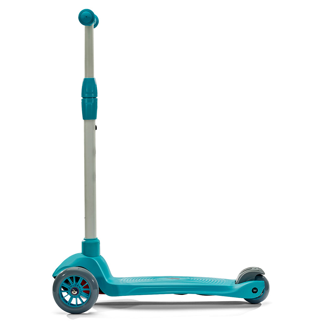 Svolta 3-wheel kids scooter teal grey gray white lightning bolt