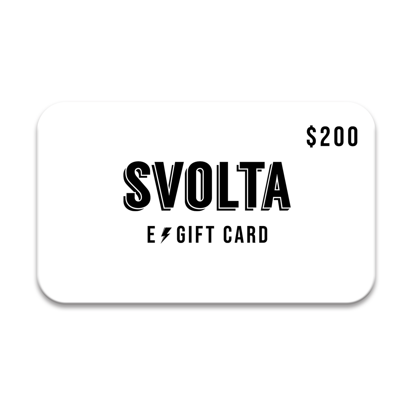 SVOLTA e-Gift Card