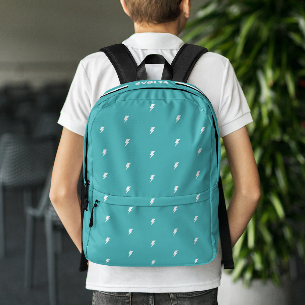 SVOLTA Tiny Bolts & Stripes Backpack - Aqua