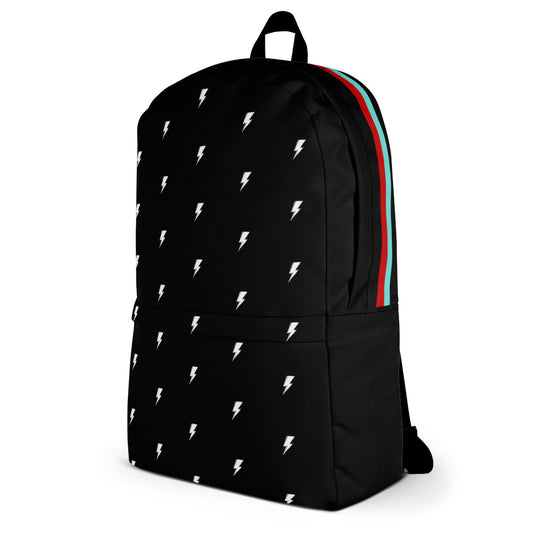 SVOLTA Tiny Bolts & Stripes Backpack - Black