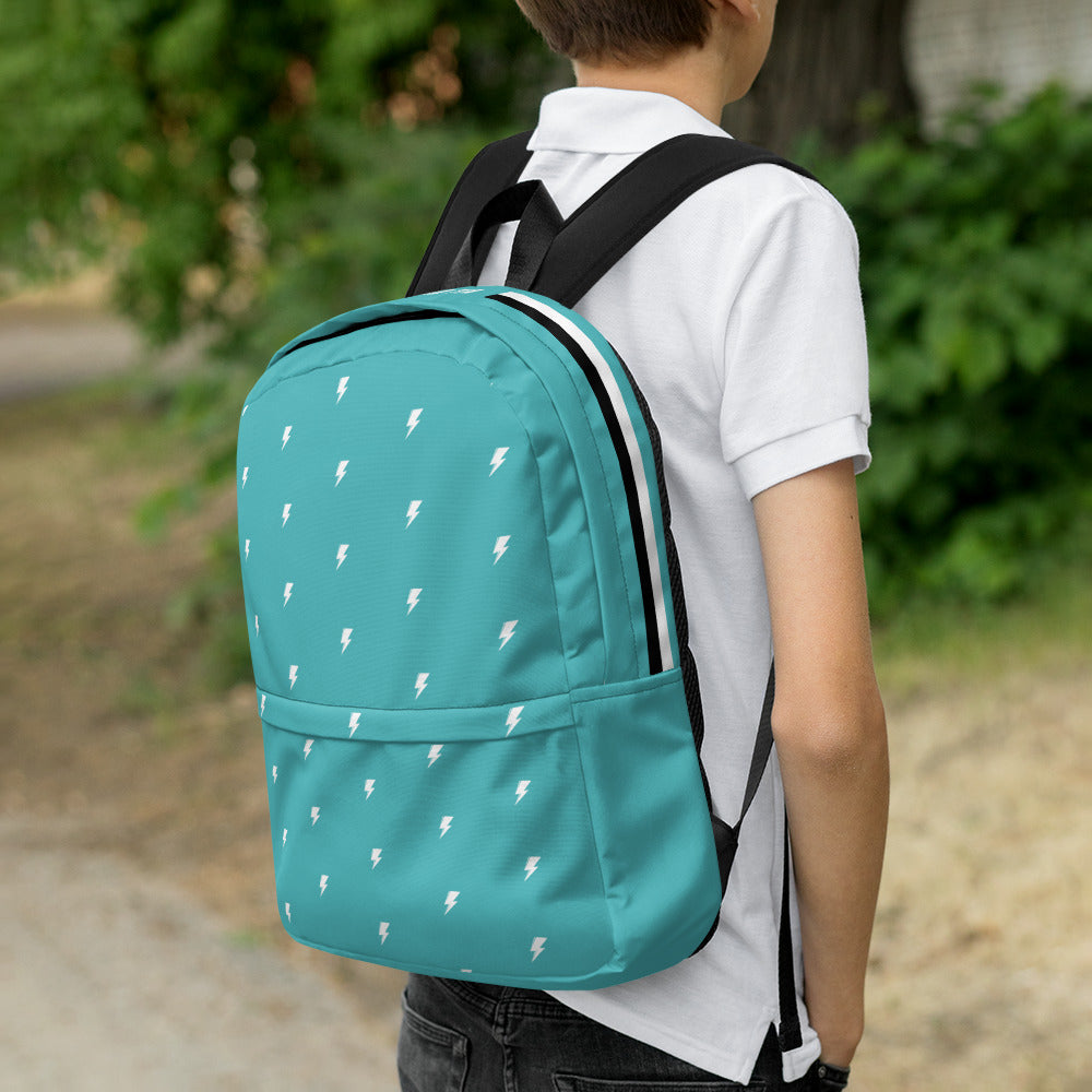 SVOLTA Tiny Bolts & Stripes Backpack - Aqua