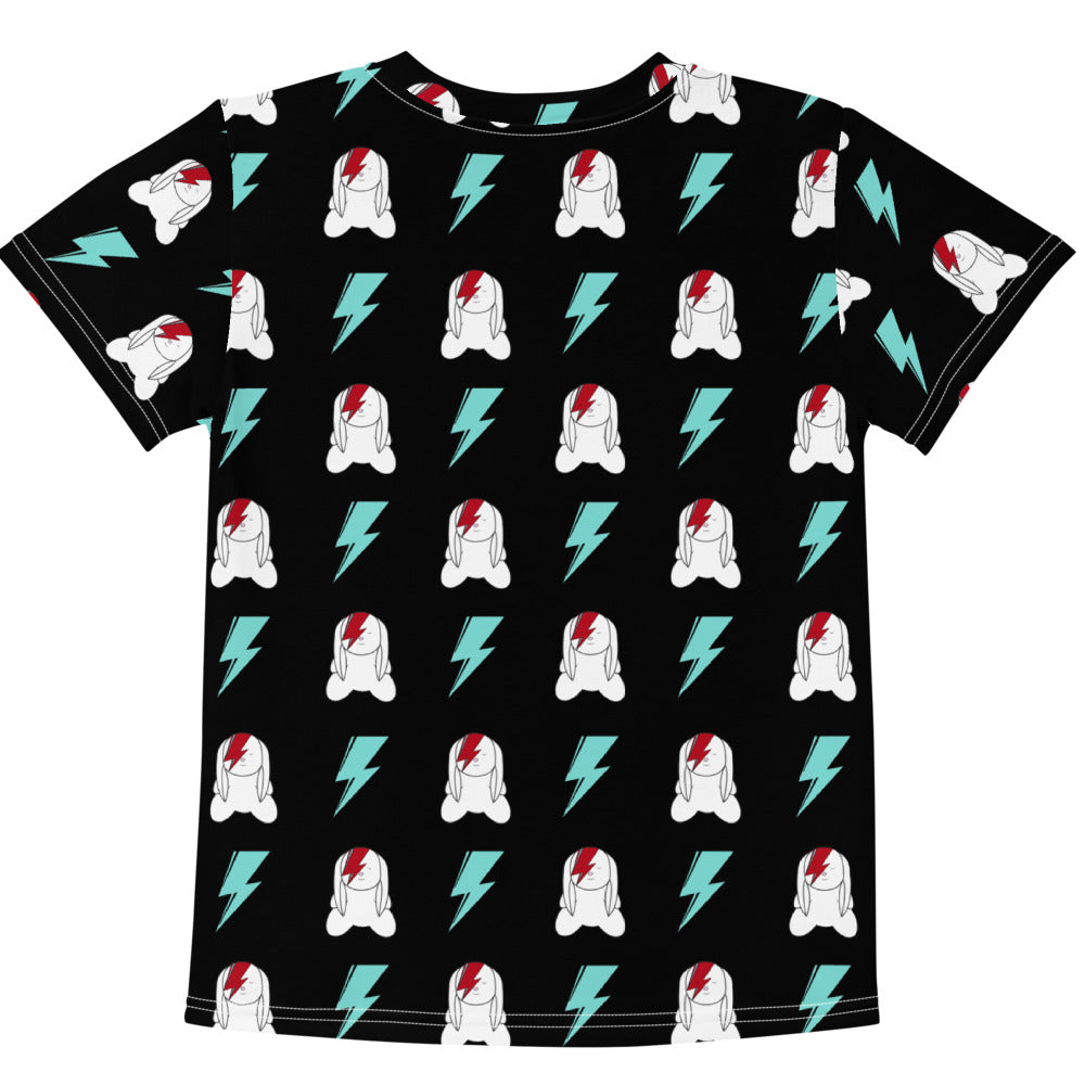 SVOLTA Bunnies and Bolts Black T-Shirt, 2T-7 - Toddler/Kids