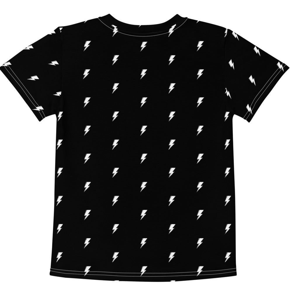 SVOLTA Tiny Bolts Black T-shirt, 2T-7 - Toddler/Kids