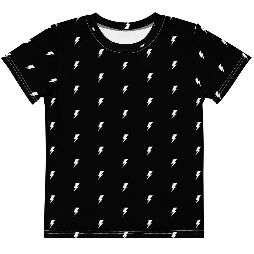 SVOLTA Tiny Bolts Black T-shirt, 2T-7 - Toddler/Kids
