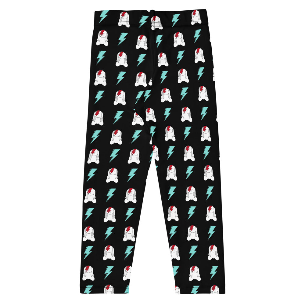 SVOLTA Bunnies and Bolts Black Leggings, 2T-7 - Toddler/Kids