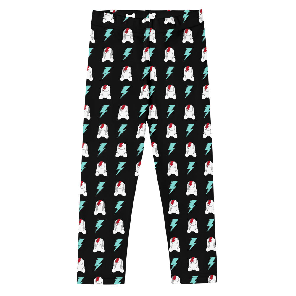 SVOLTA Bunnies and Bolts Black Leggings, 2T-7 - Toddler/Kids