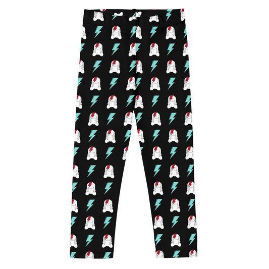 SVOLTA Bunnies and Bolts Black Leggings, 2T-7 - Toddler/Kids