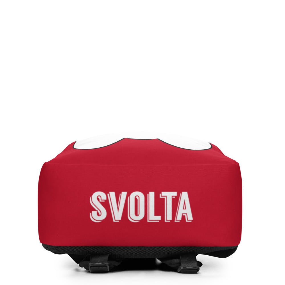 SVOLTA Rebel Bunny Minimalist Red Backpack - Red