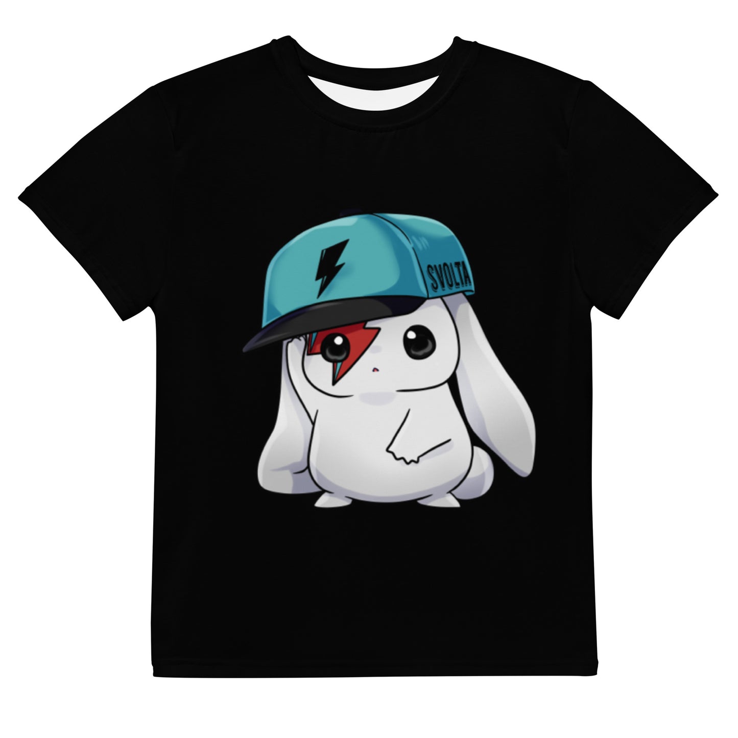 SVOLTA Kawaii Rebel Chibi T-shirt in Black, 8-20 - Kids/Youth
