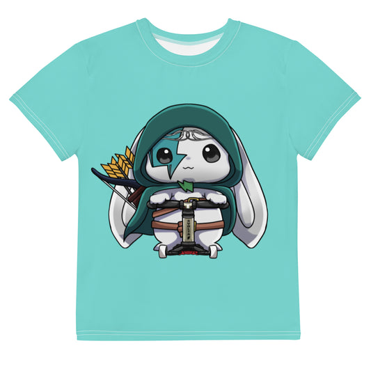 SVOLTA Kawaii Phoenix Elven Archer T-shirt in Aqua, 8-20 - Kids/Youth