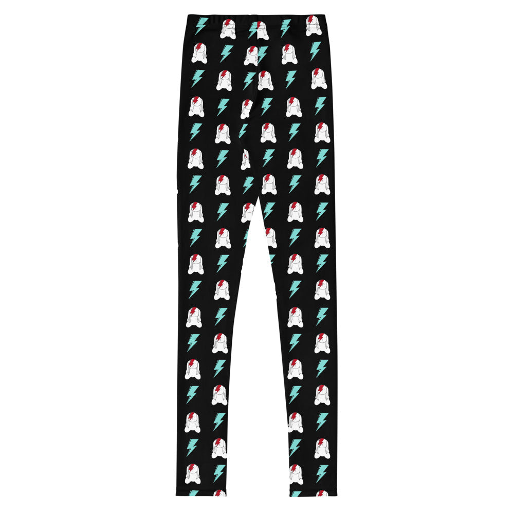 SVOLTA Bunnies and Bolts Black Leggings, 8-20 - Kids/Youth