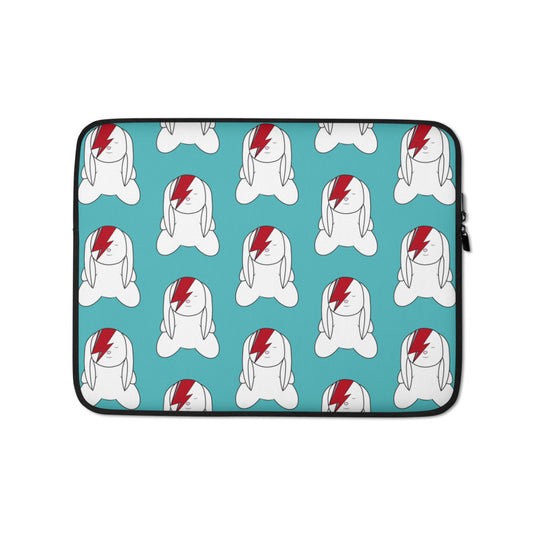 SVOLTA Rebel Bunny Laptop Sleeve 13" or 15" - Red and Aqua