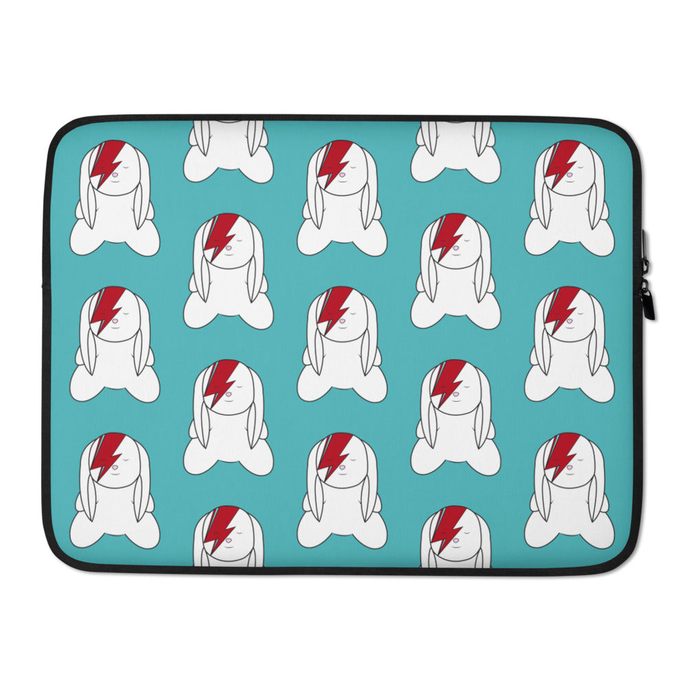 SVOLTA Rebel Bunny Laptop Sleeve 13" or 15" - Red and Aqua