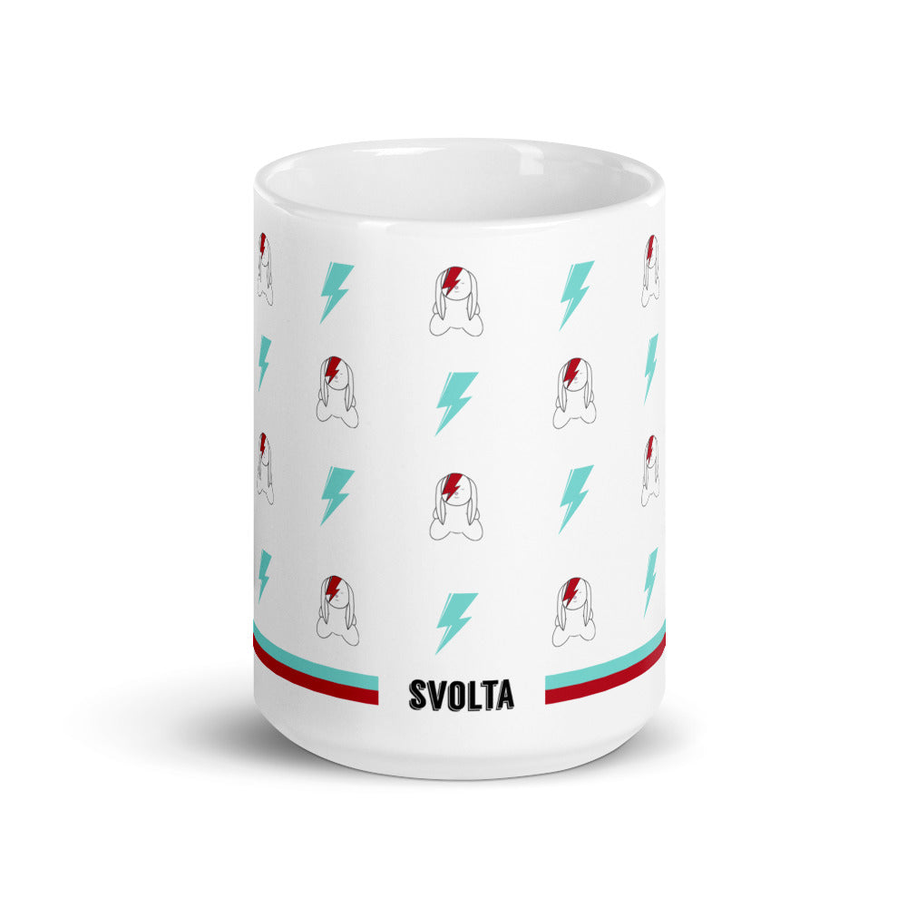 SVOLTA Bunnies and Bolts 15oz Mug - Red