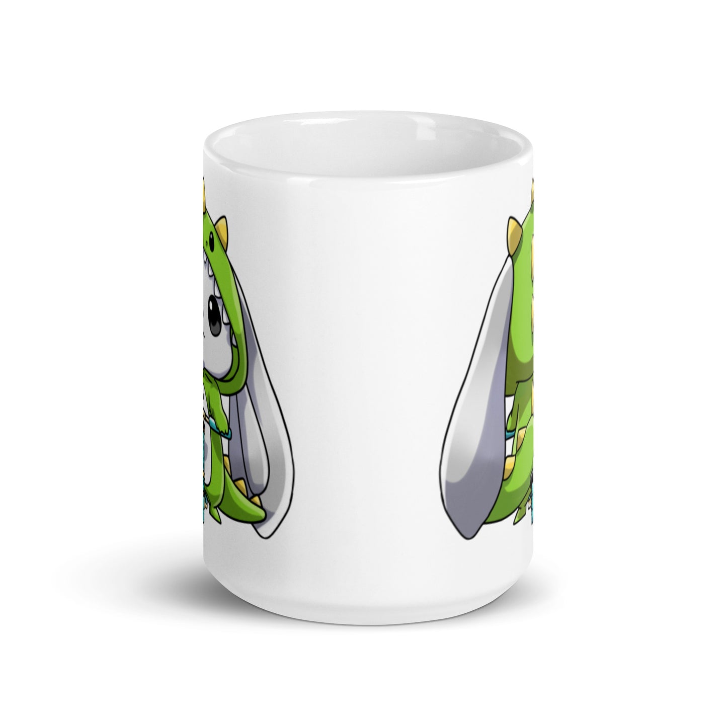 SVOLTA Kawaii Rebel Dinosaur Legend Scooter Mug - 15 oz