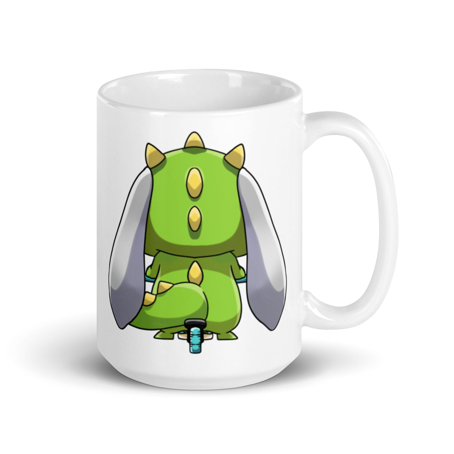 SVOLTA Kawaii Rebel Dinosaur Legend Scooter Mug - 15 oz