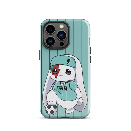 Rebel Soccer Bunny iPhone 13 Pro Case