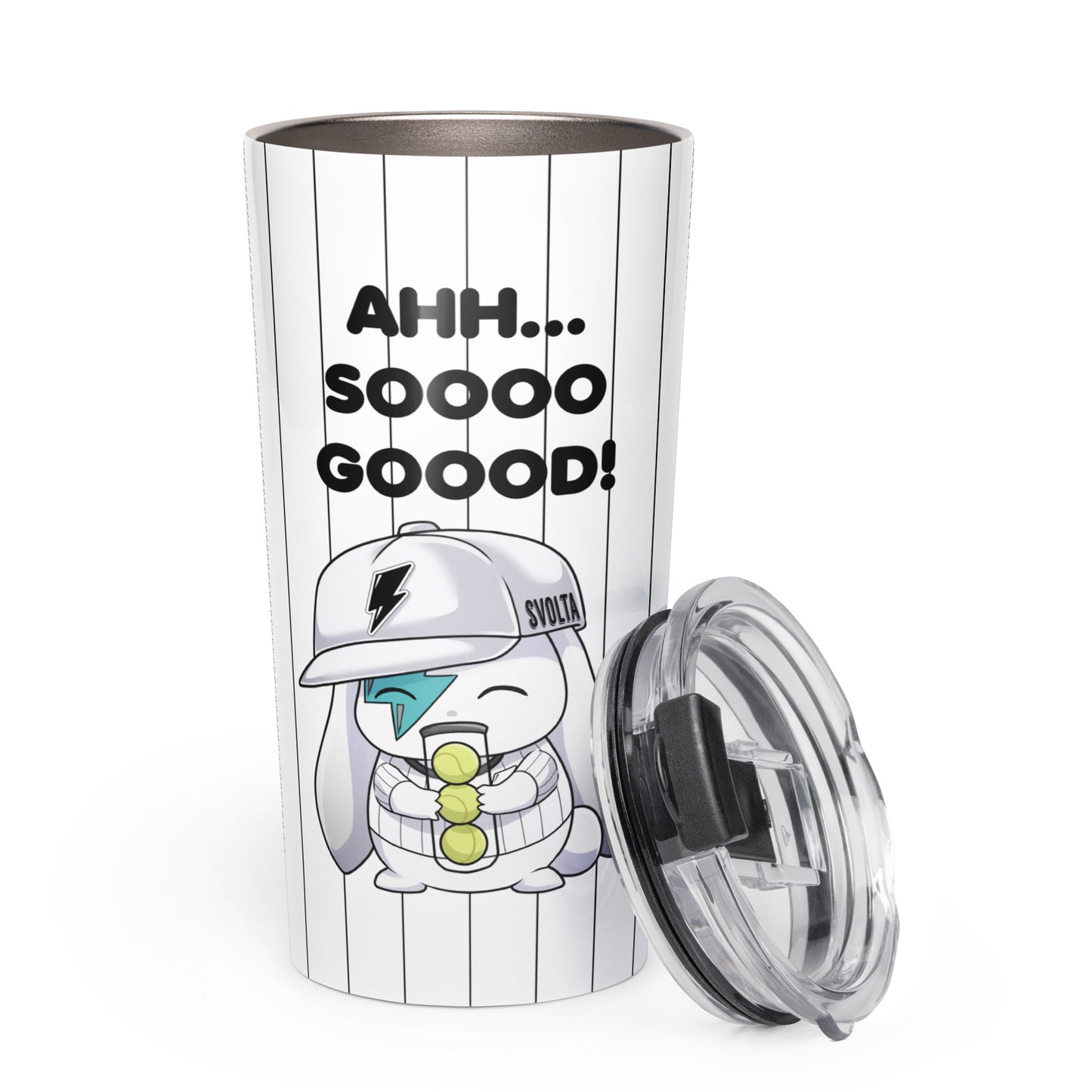 SVOLTA Tennis Stainless Steel 20oz Tumbler Tennis Balls Front