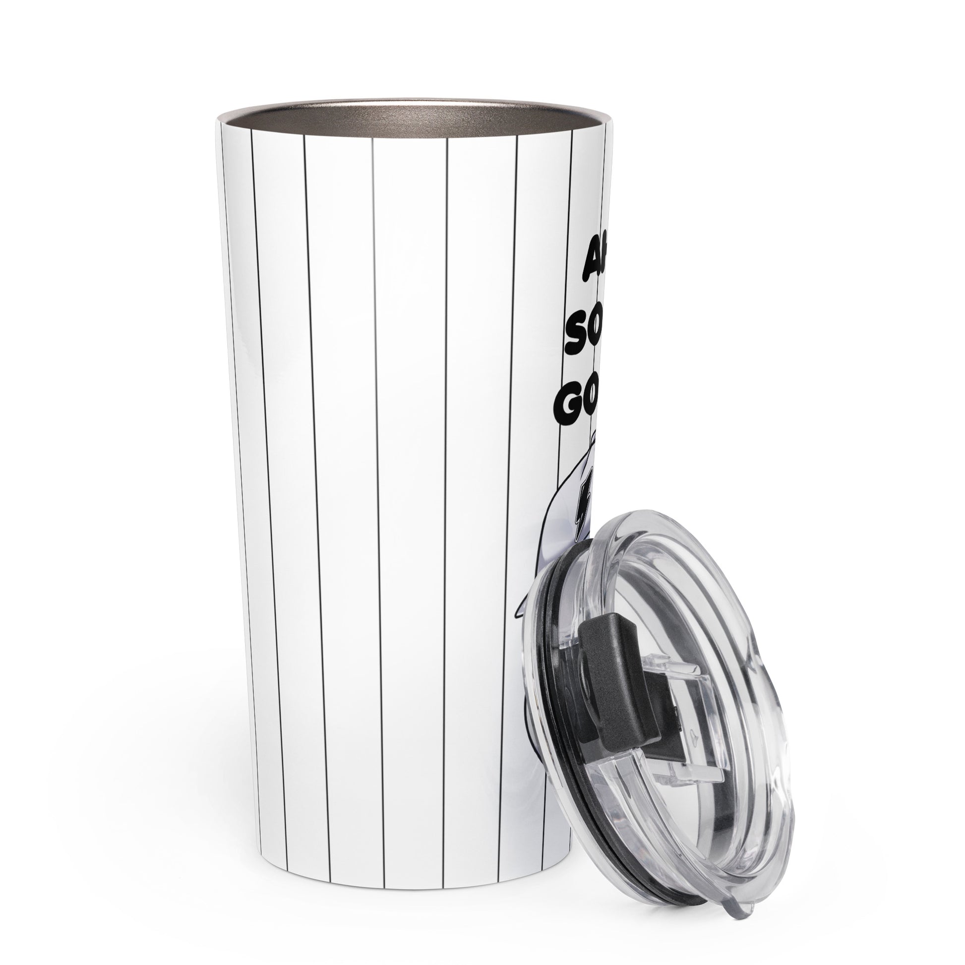 SVOLTA Tennis Stainless Steel 20oz Tumbler Tennis Balls Side