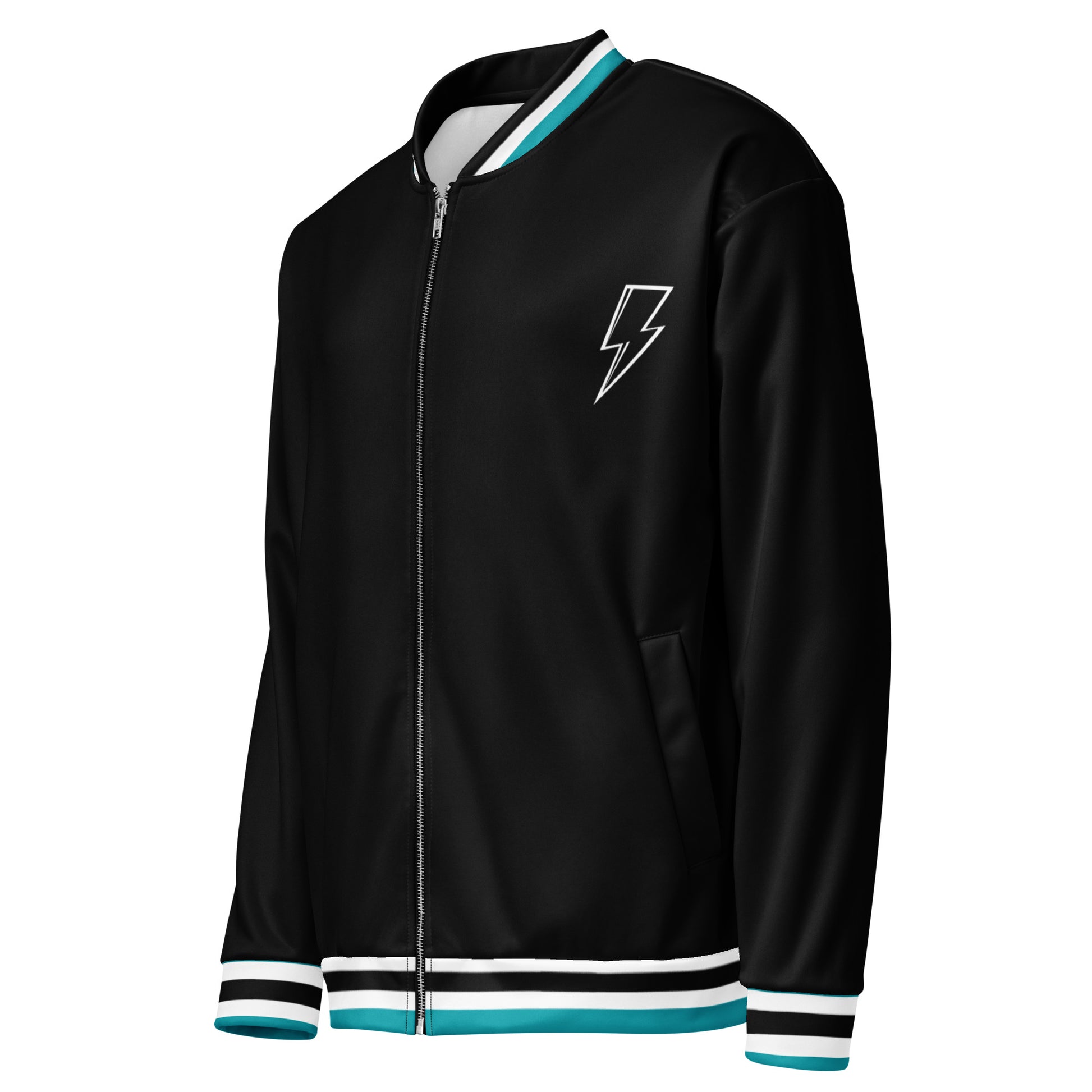 Svolta_Bear_Chibi_Scooter_Varsity_Unisex_Bomber_Jacket_Side
