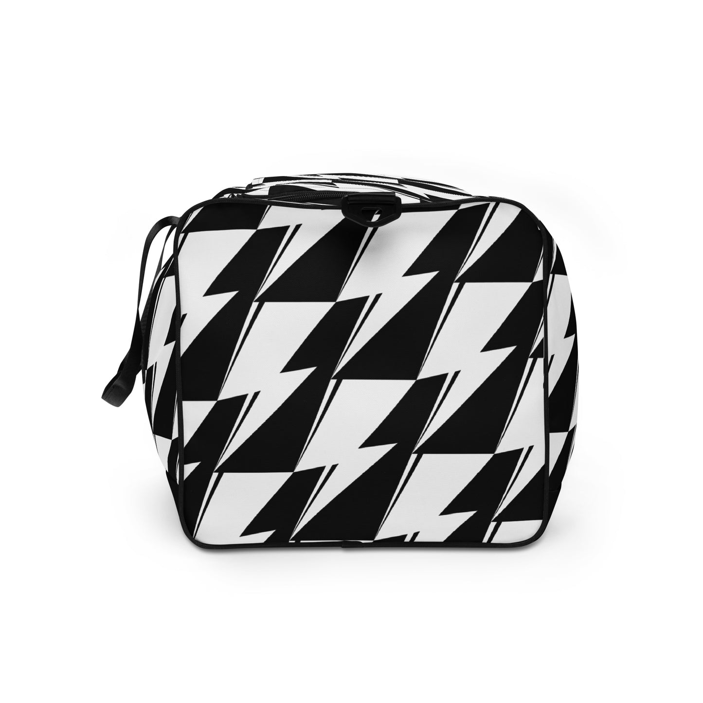 Svolta Signature Bolt Houndstooth Duffle Bag Side Panel