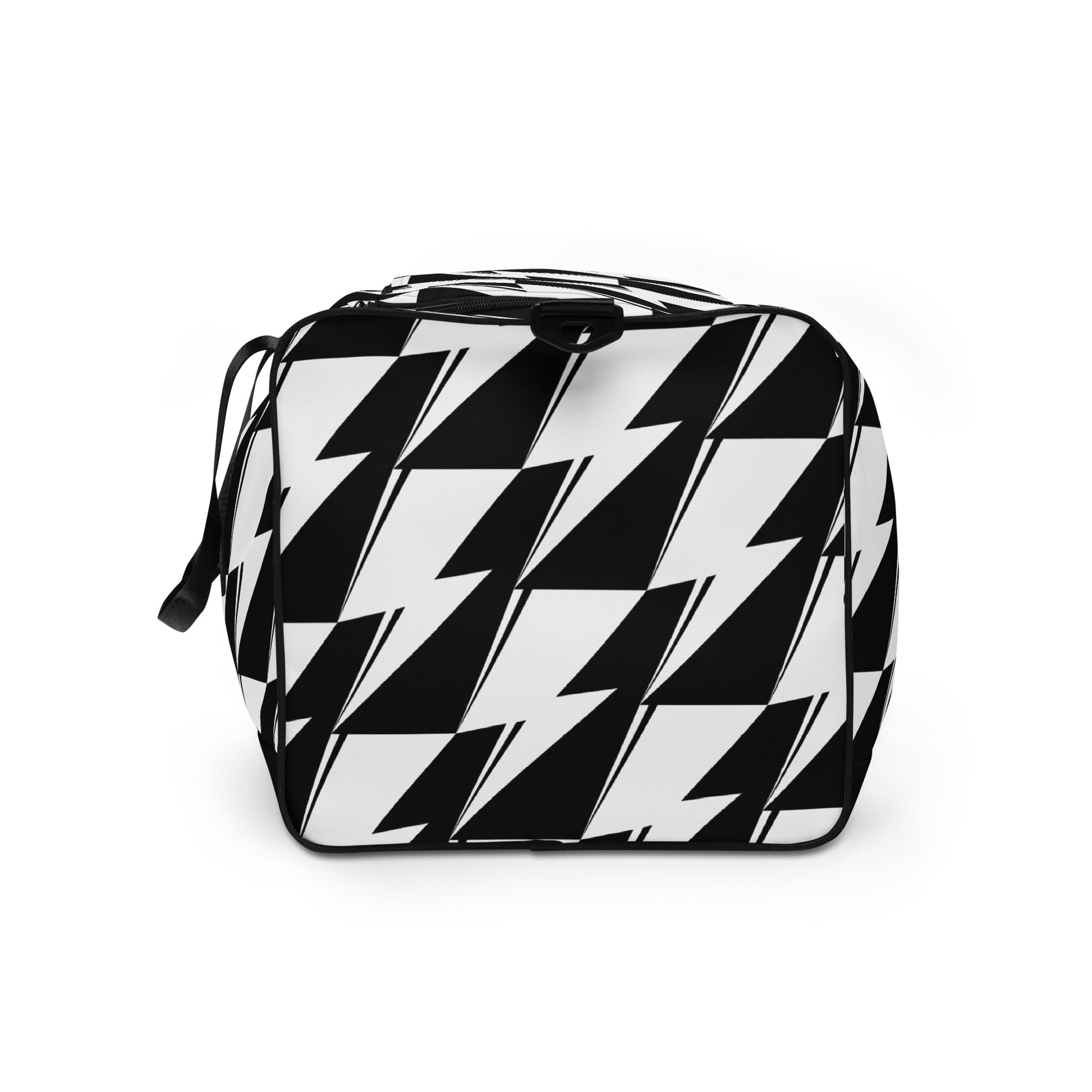 Svolta Signature Bolt Houndstooth Duffle Bag Side Panel
