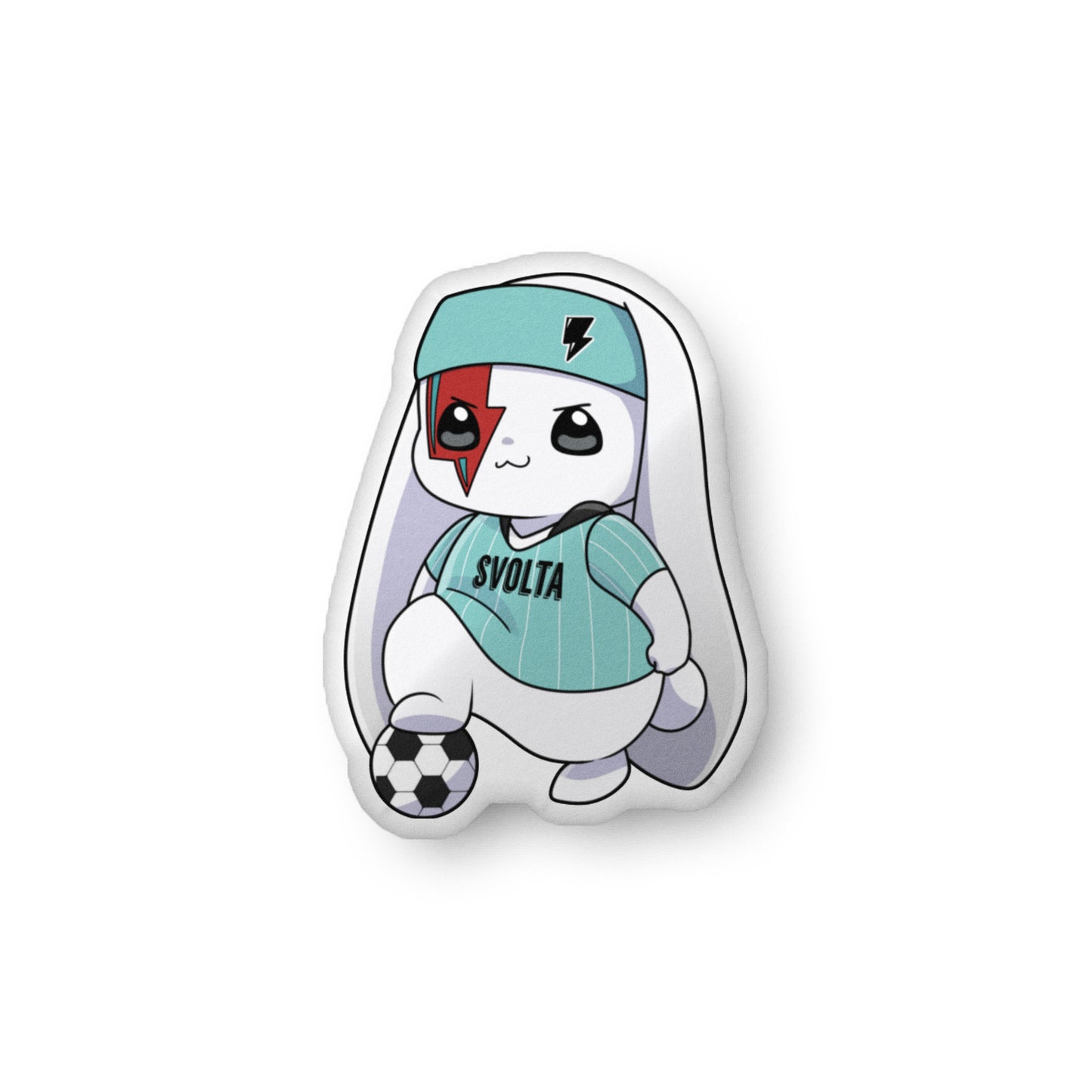 Svolta Soccer Bunny Pillow 16 inch