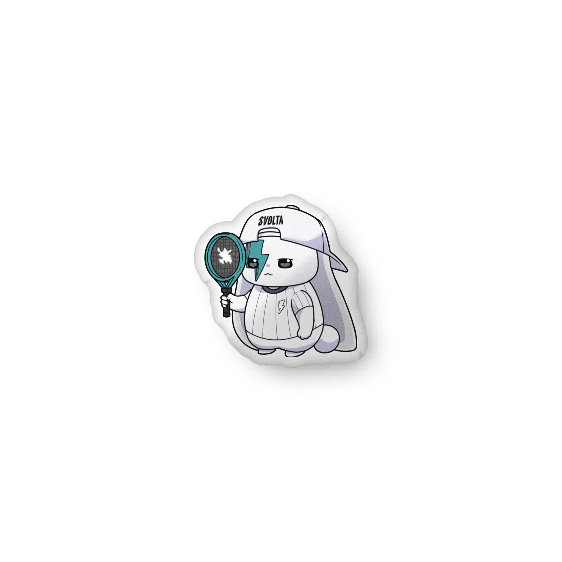 Svolta Tennis Bunny Broken Strings Pillow 10 inches