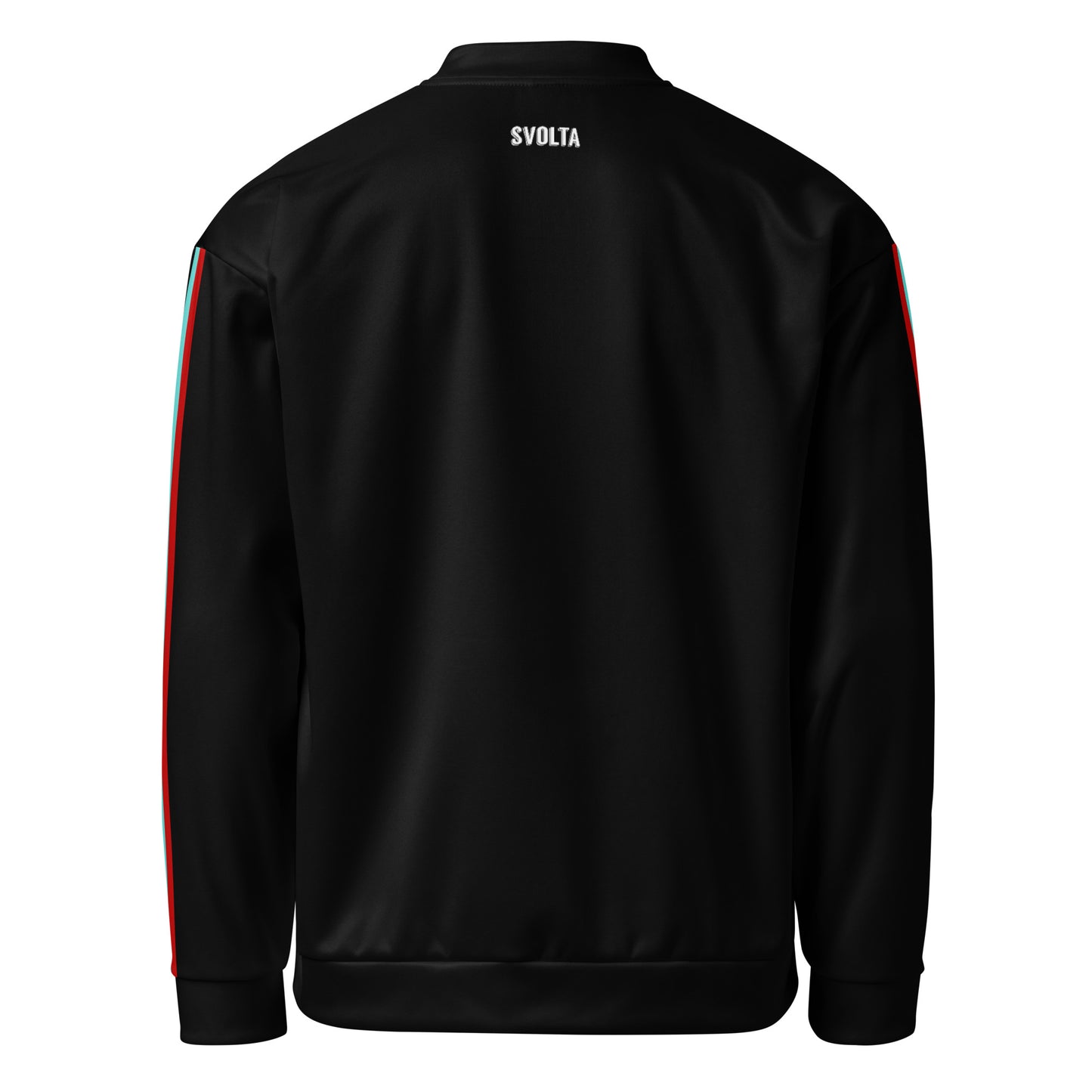 Svolta Tiny Bolts and Racing Stripes Unisex Bomber Jacket Back